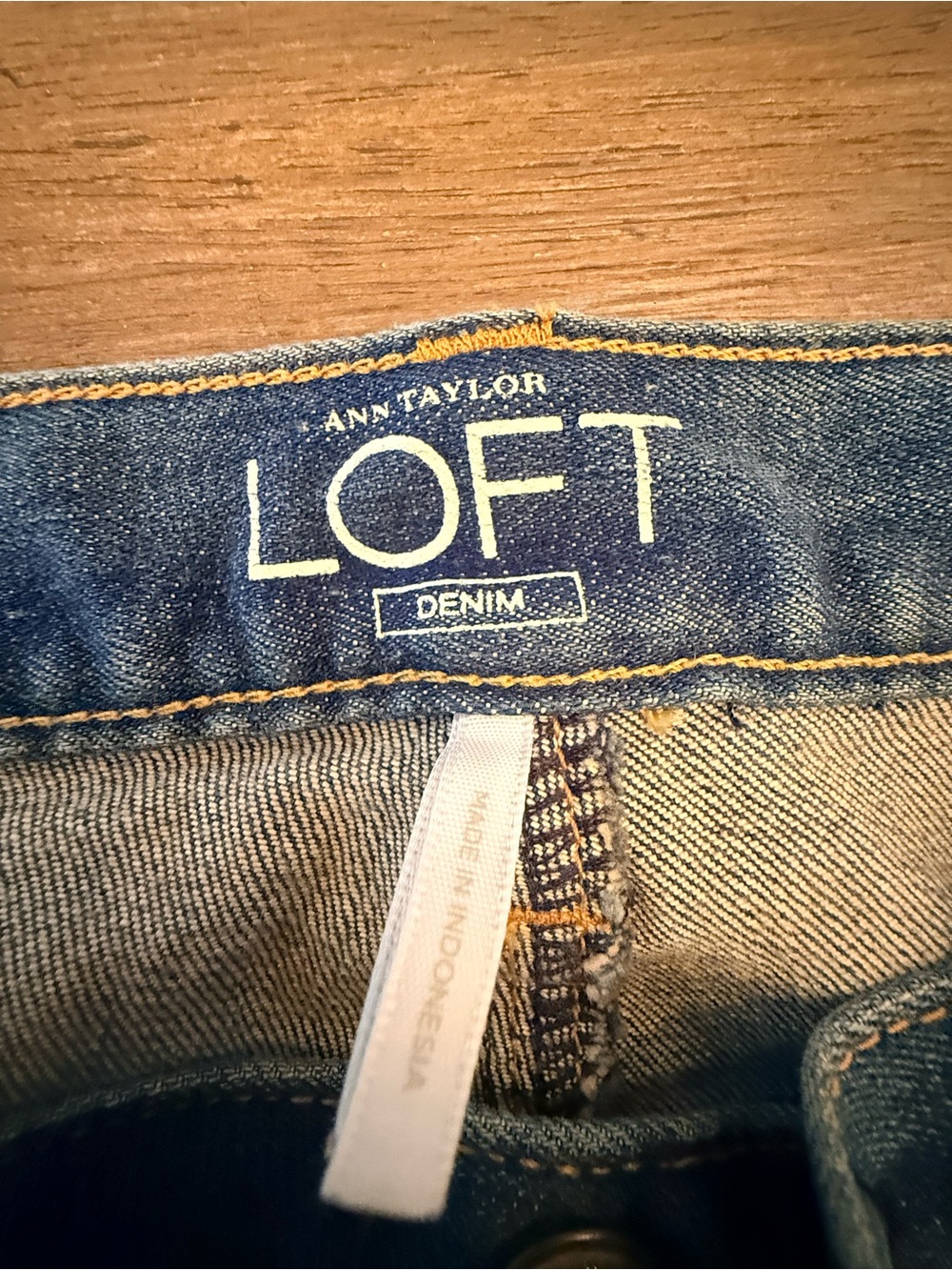 LOFT Bootcut Jeans in Medium Blue Wash - Picture 5 of 9